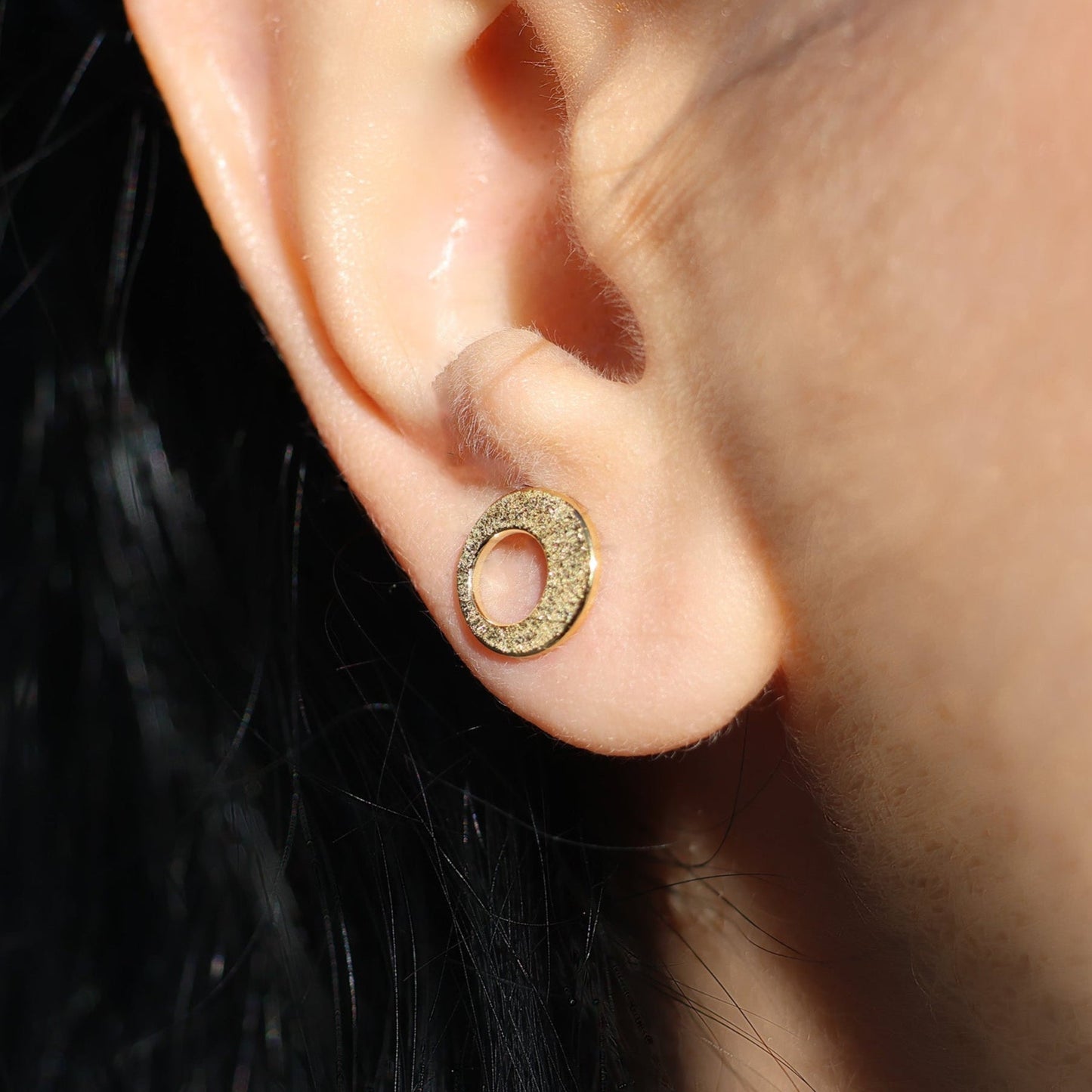 Boucles d'oreilles Lune